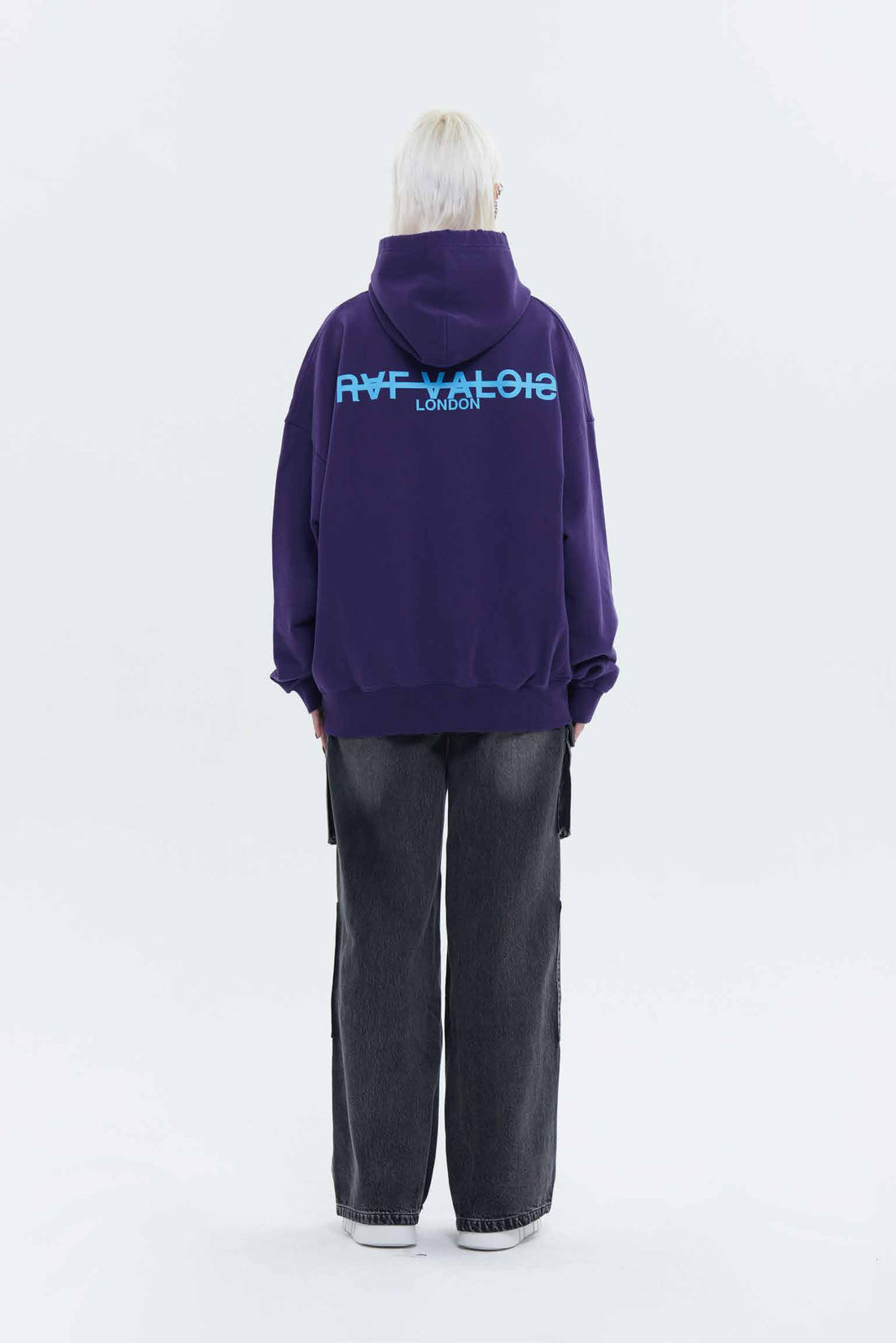 RAF VALOIS 22AW new IRIDESCENT loose hoodie