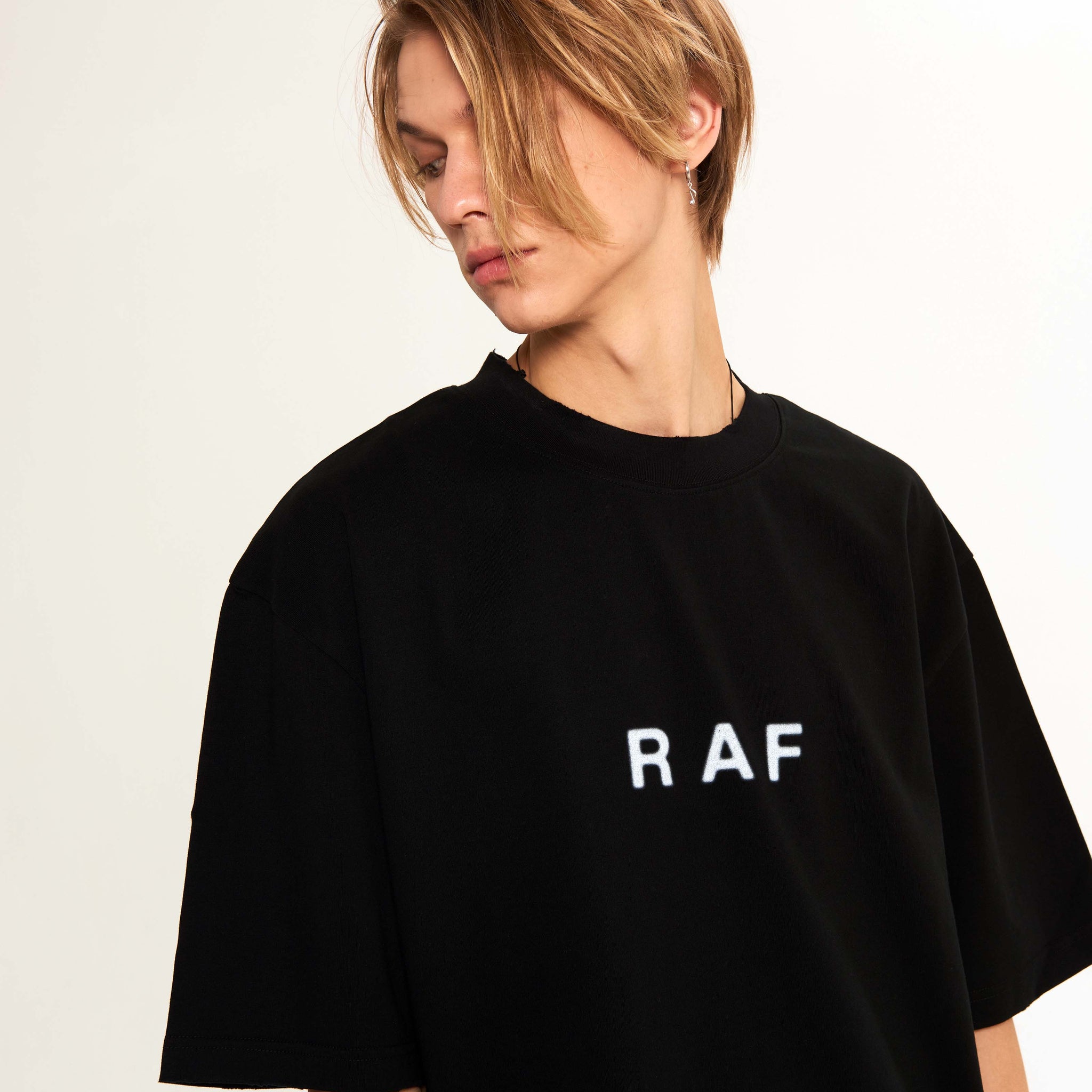 RAF VALOIS 23SS WARM POWER series "HOPE POWER" printed loose casual T-shirt